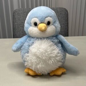 Squibbles Penguin Puff ,light blue and white
By Douglas